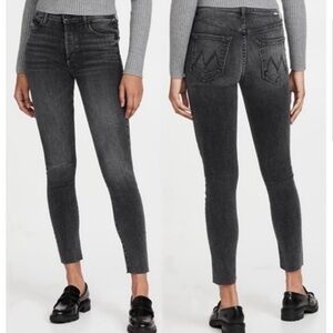 Mother Denim The Stunner Ankle Fray Jeans
High Rise Friday The 13th Gray S- 29